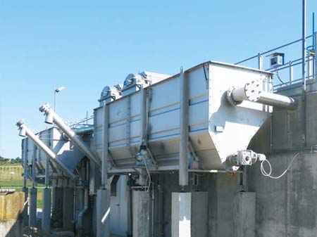 Sand separator, Mechanical treatment
