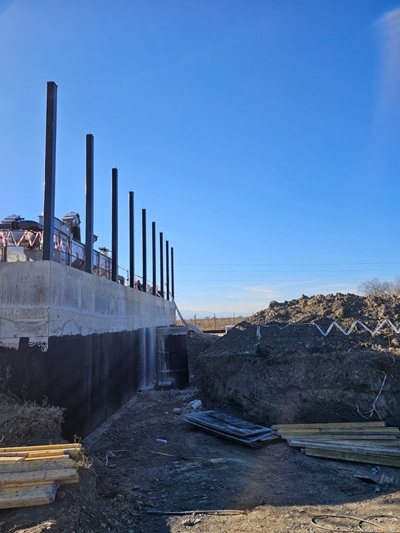 Portfolio Constraction wastewater treatment plant