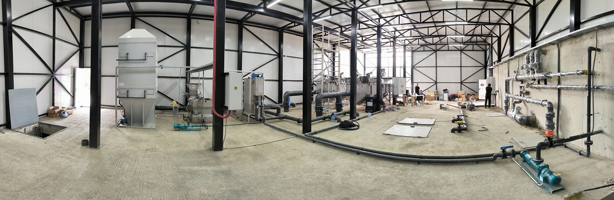 Portfolio commissioning wastewater treatment plant